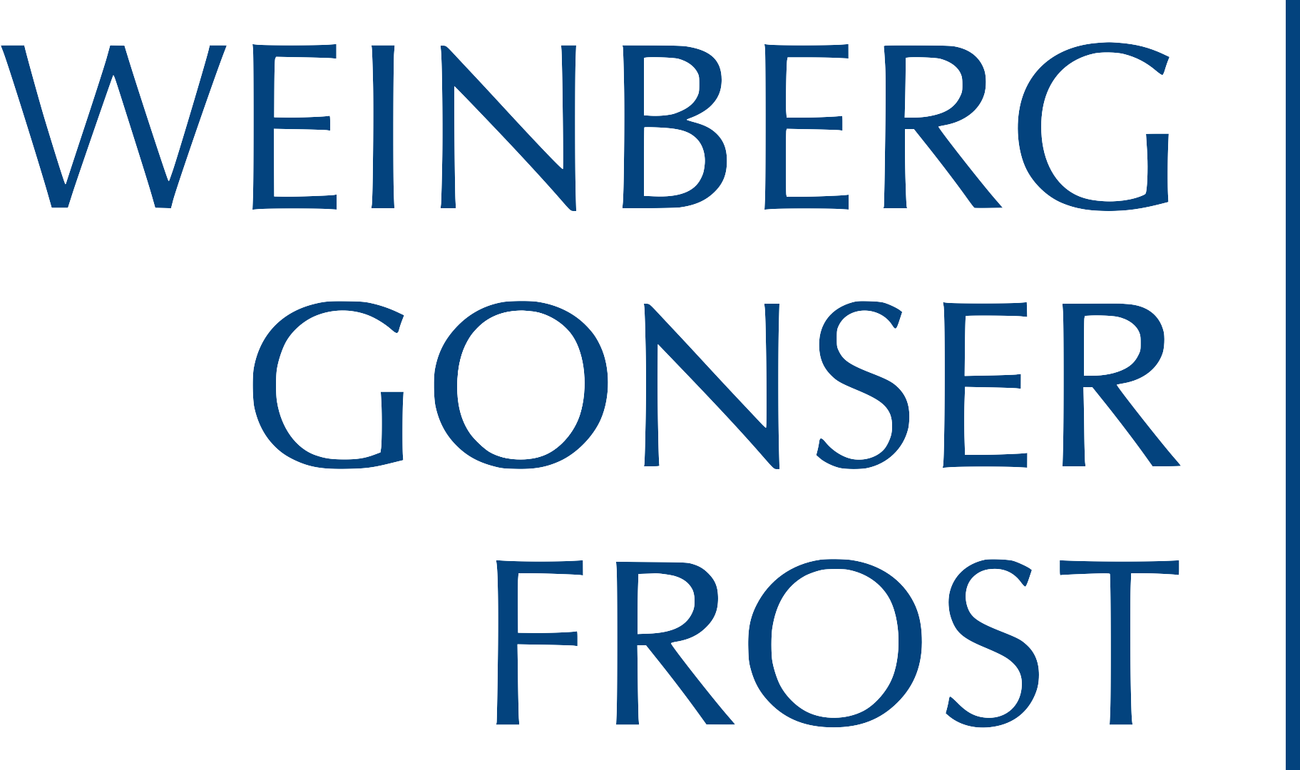 Weinberg Gonser Frost Logo